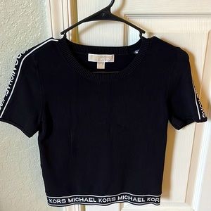 Michael Kors short sleeve sweater top